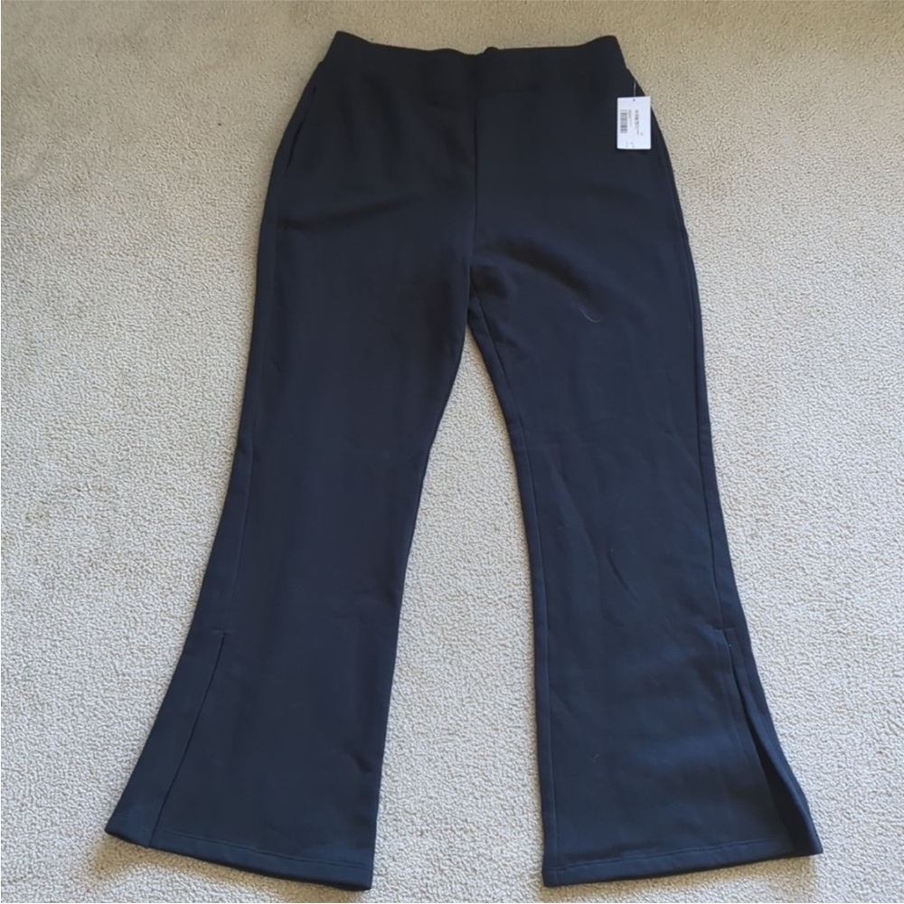 NWT Spiritual Gangster size M black slim wide leg pant